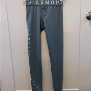 Womens under armor gray leggings size XS
